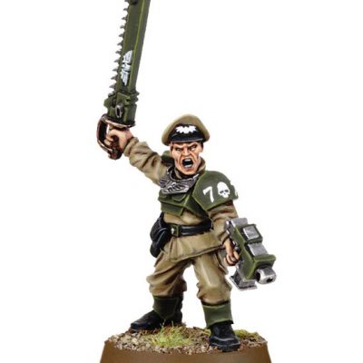 Cadian Officer with Chainsword 2
