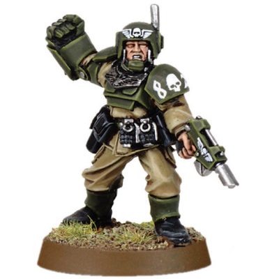Cadian Officer with Power Fist 1