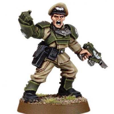 Cadian Officer with Power Fist 2