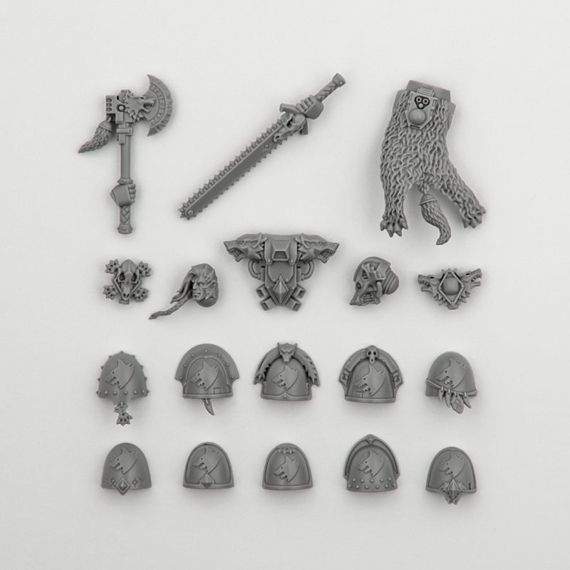 Space Wolves Terminator Upgrade Pack - Forge World - OOP - Incomplet - Warhammer 40K