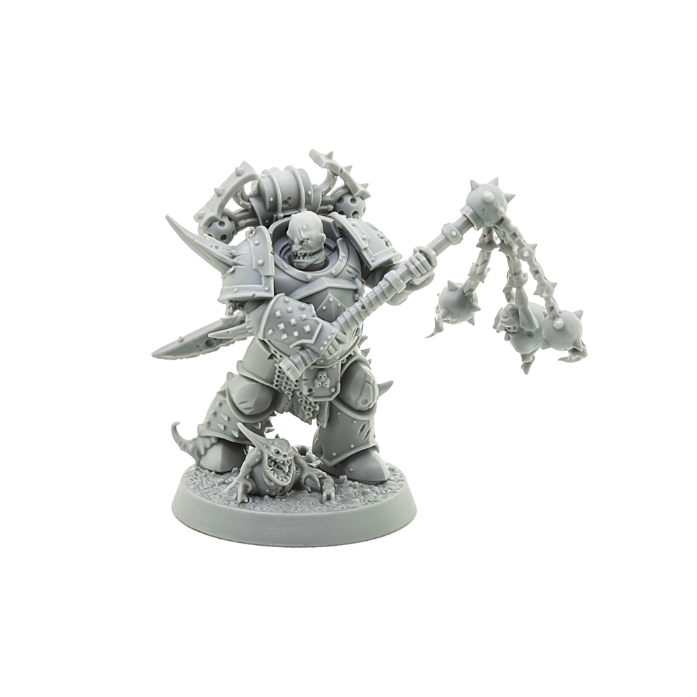 Space Marine Heroes Death Guard Plague Chaos Warhammer 40K Flail Scabboth