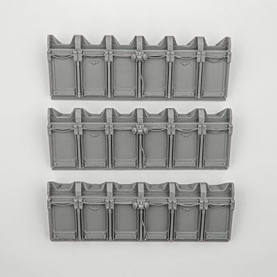 Imperial Trench System Set (Straights x3, Corner x2)