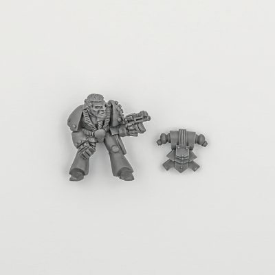Space Marine with Bolt Pistol and Power Fist / Brother Napier 1988