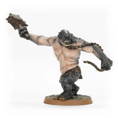 Cave Troll with Hammer and Chain
