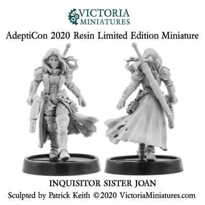 Adepticon Exclusive 2020 Inquisitor Sister Joan (Victoria Miniatures)
