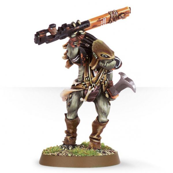 Kroot Shaper With Pulse Rifle Blackmarketminiatures Net