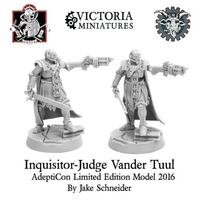 Victoria Miniatures Adepticon Exclusive 2016 Inquisitor Judge Vander Tuul