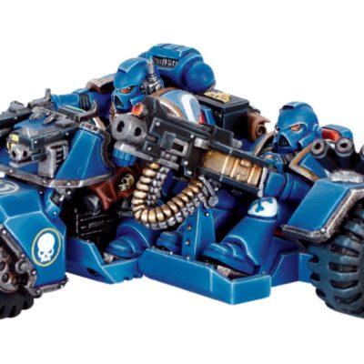 Space Marine Attack Bike 2005